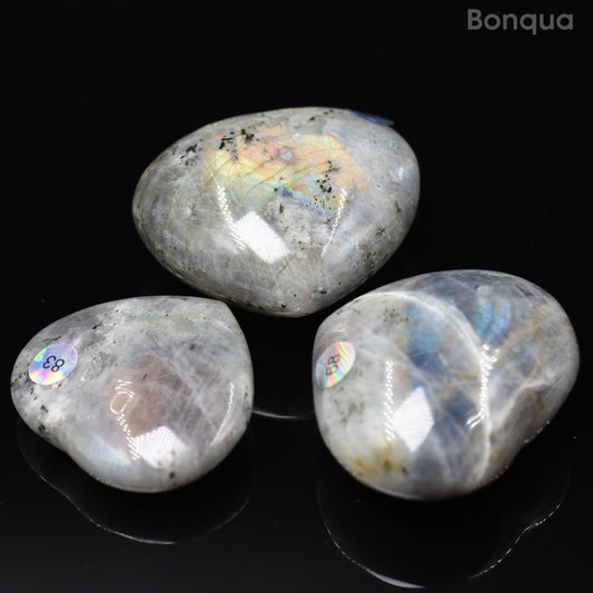 Coeur en Labradorite