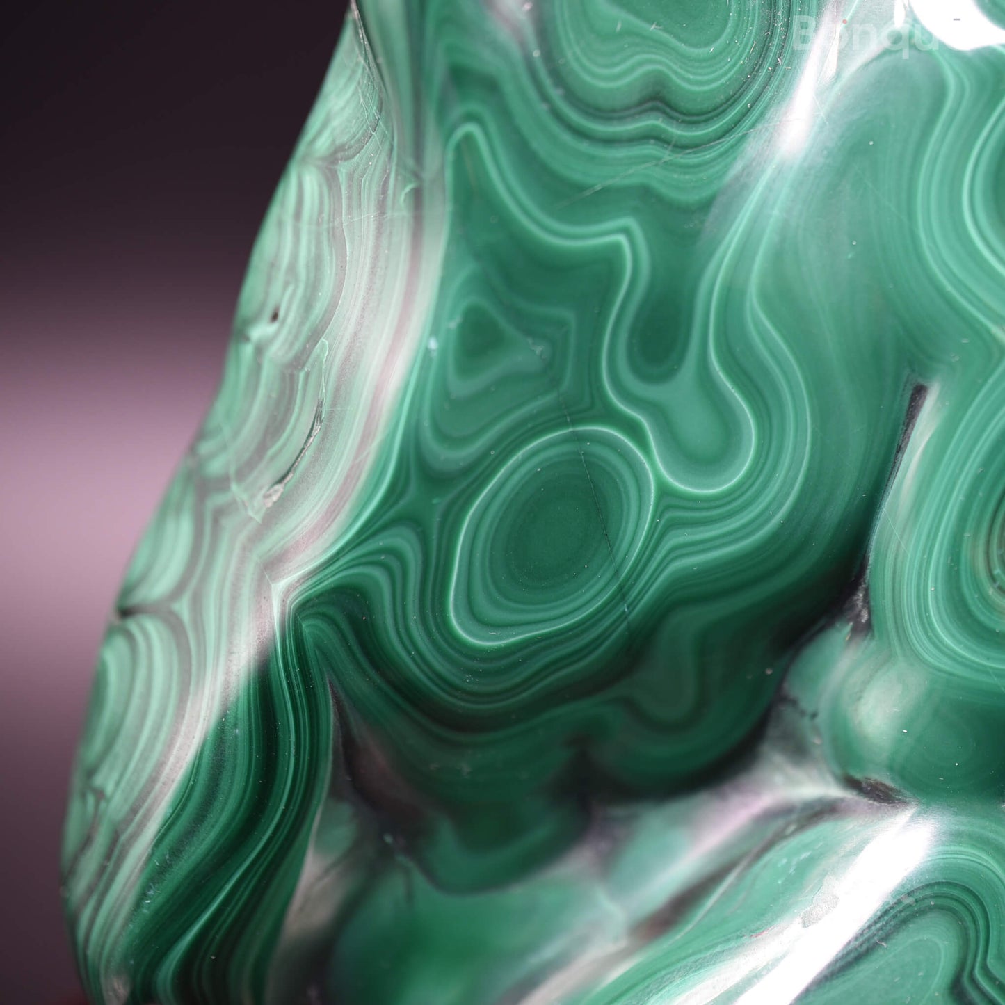 Malachite Forme Libre L, Qualité Supplémentaire, env. 2,04kg