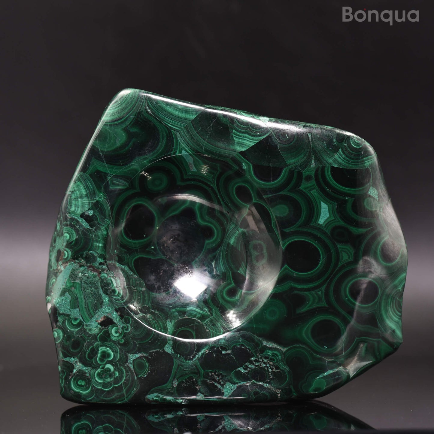 Cendrier en Malachite  1.74kg