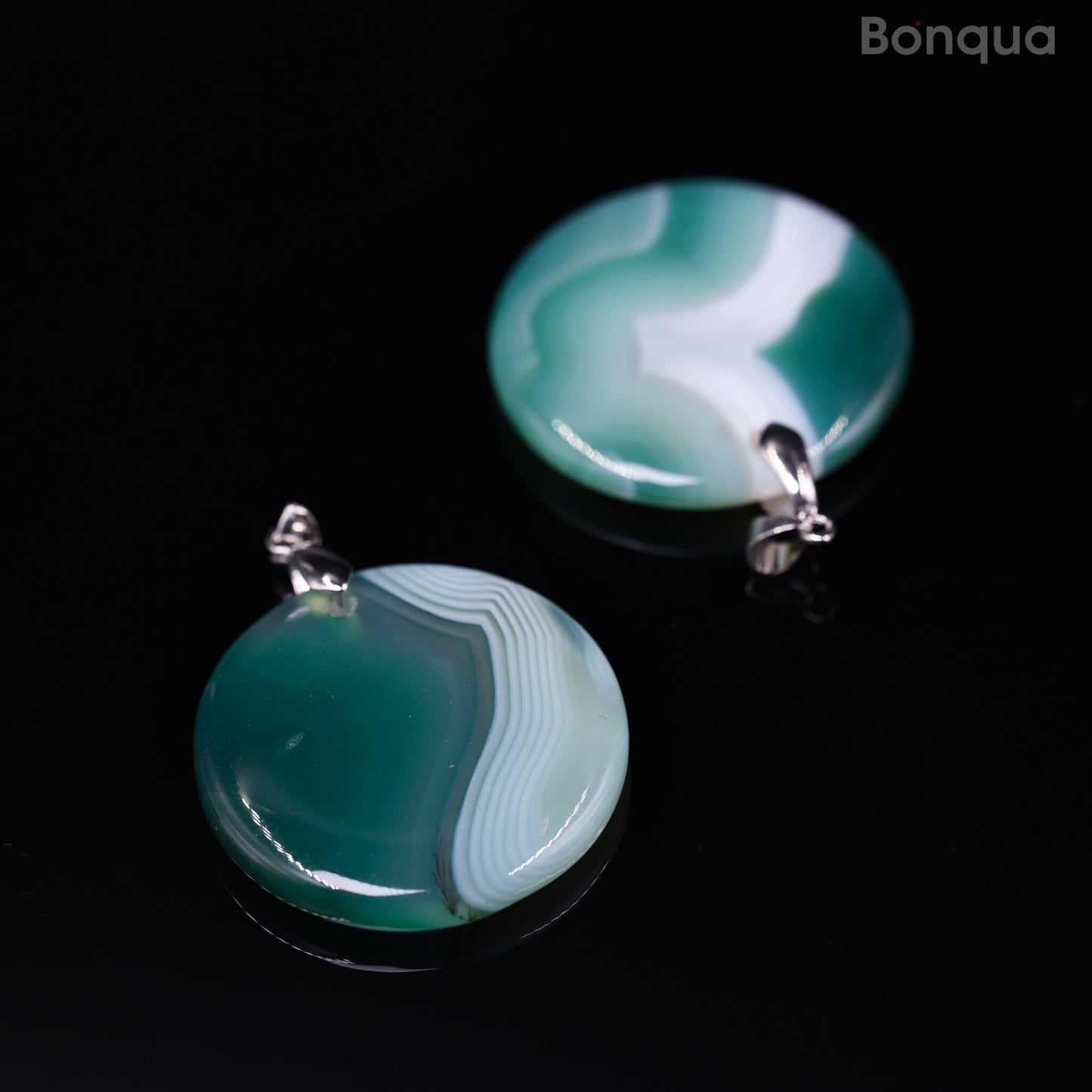 Pendentif Agate Ronde