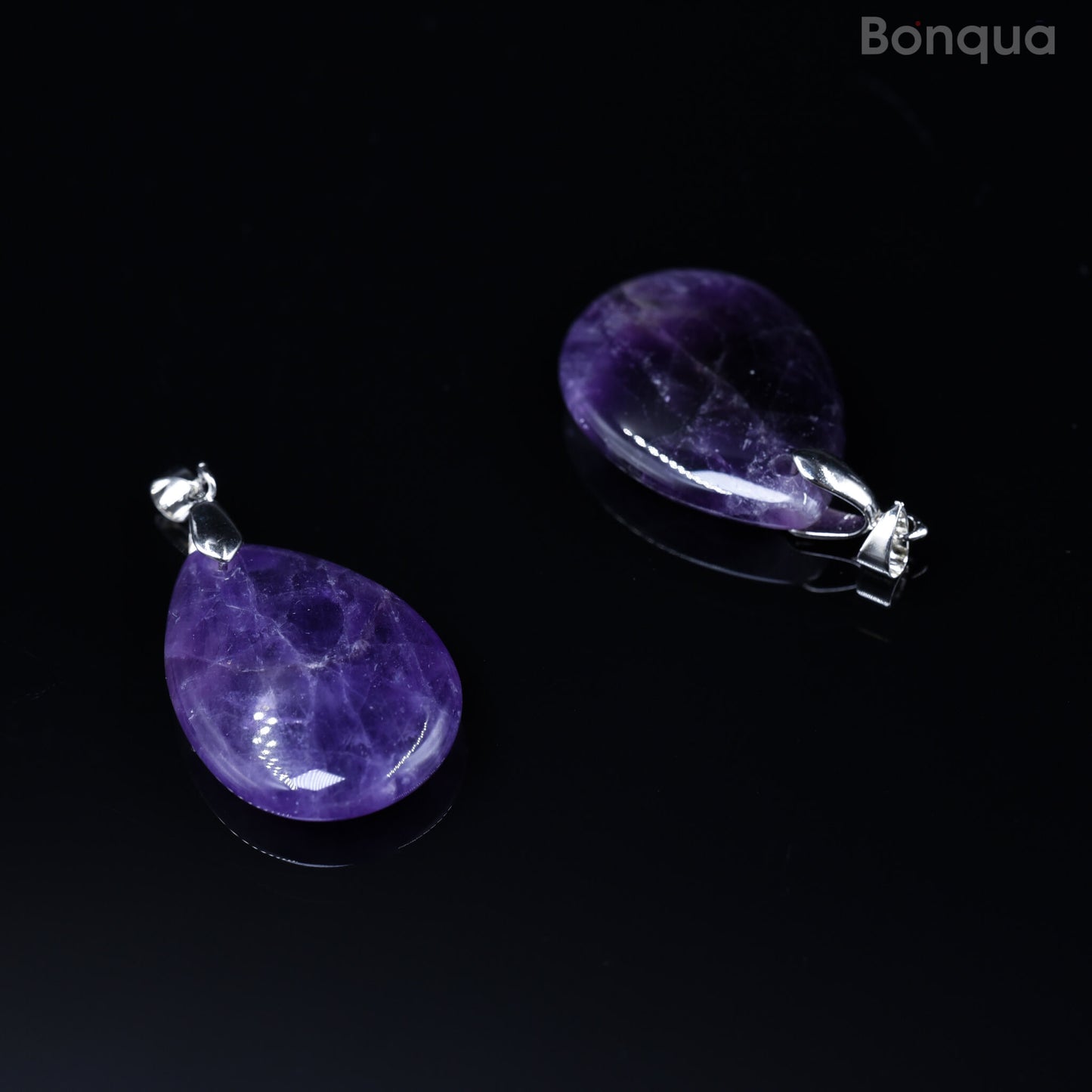 Pendentif Améthyste en Forme de Goutte