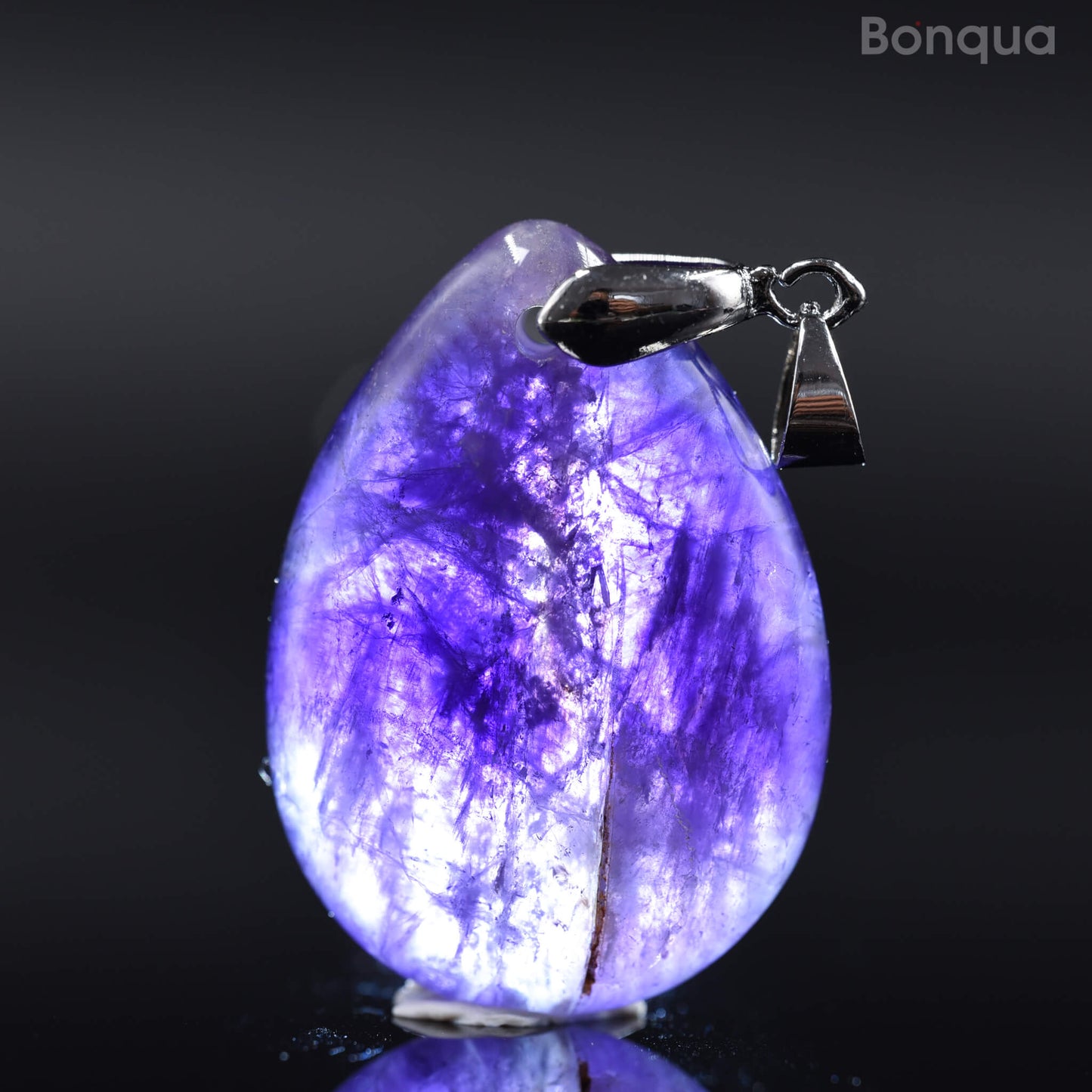 Pendentif Améthyste en Forme de Goutte