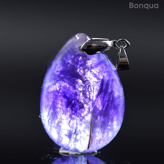 Pendentif Améthyste en Forme de Goutte