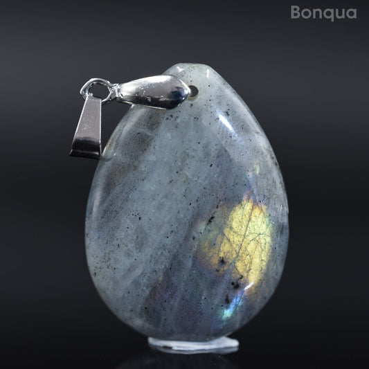 Pendentif Labradorite en Forme de Goutte