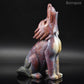 Sculpture Loup en Jaspe Océan