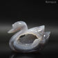 Sculpture cygne en Agate Druse