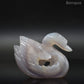 Sculpture cygne en Agate Druse