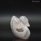 Sculpture cygne en Agate Druse