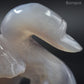 Sculpture cygne en Agate Druse