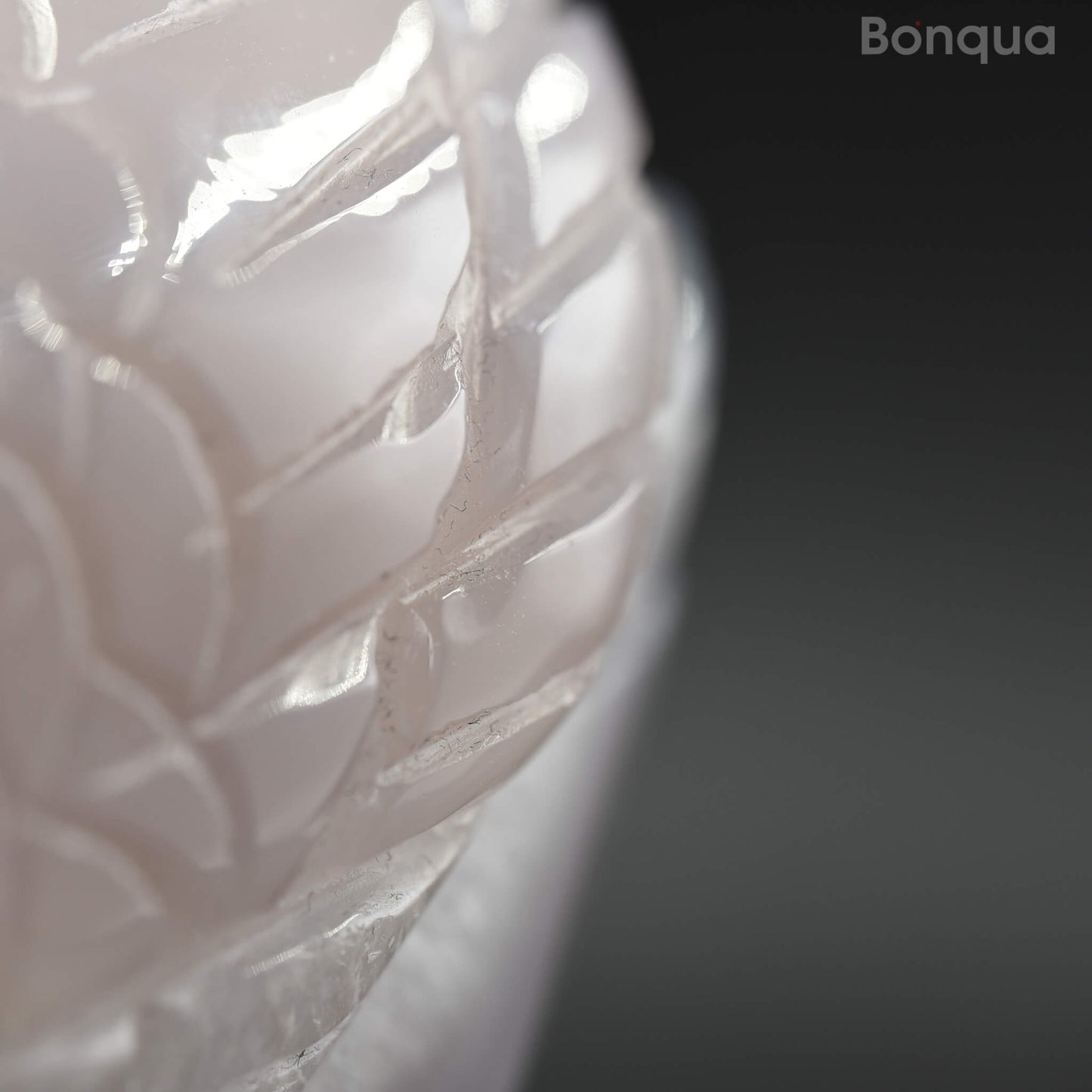 Sculpture cygne en Agate Druse