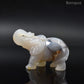 Sculpture Éléphant en Agate Druse