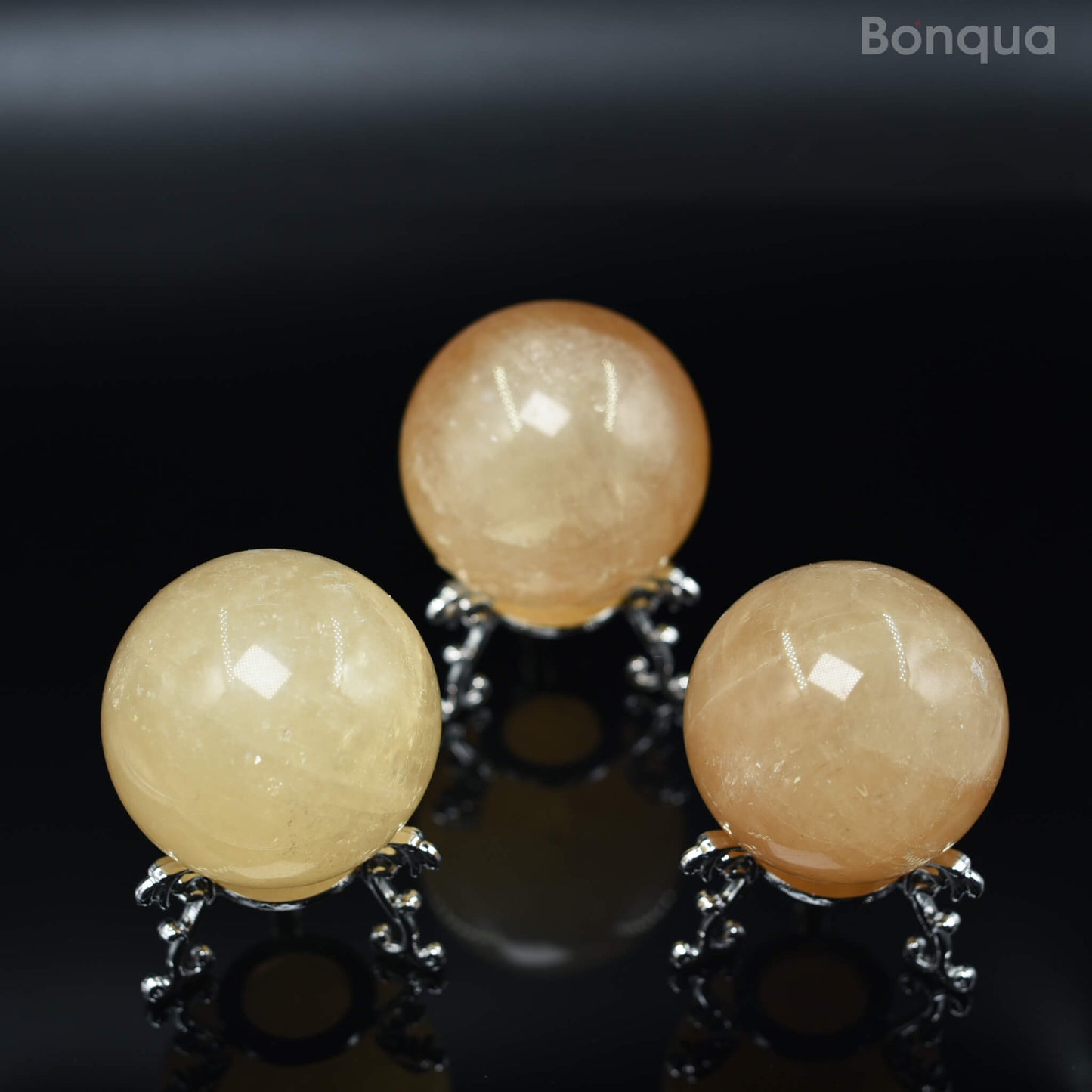 Sphère Calcite Jaune