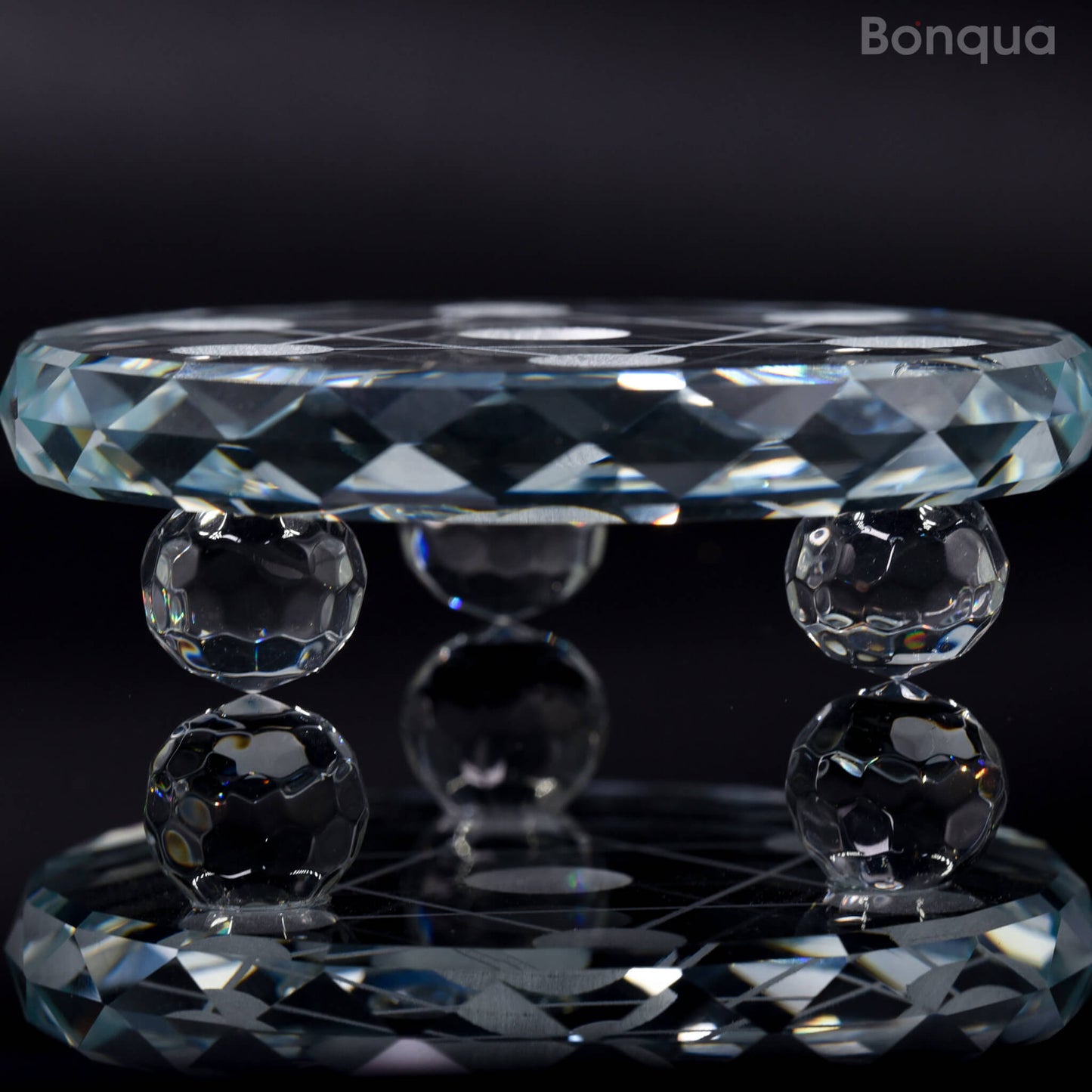 Socle en Verre 7 Chakras pour les Sphères