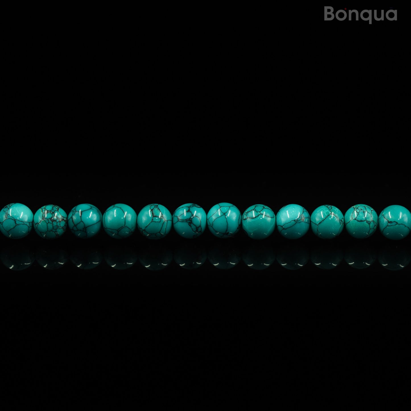 Perles Turquoise AA- Ronde