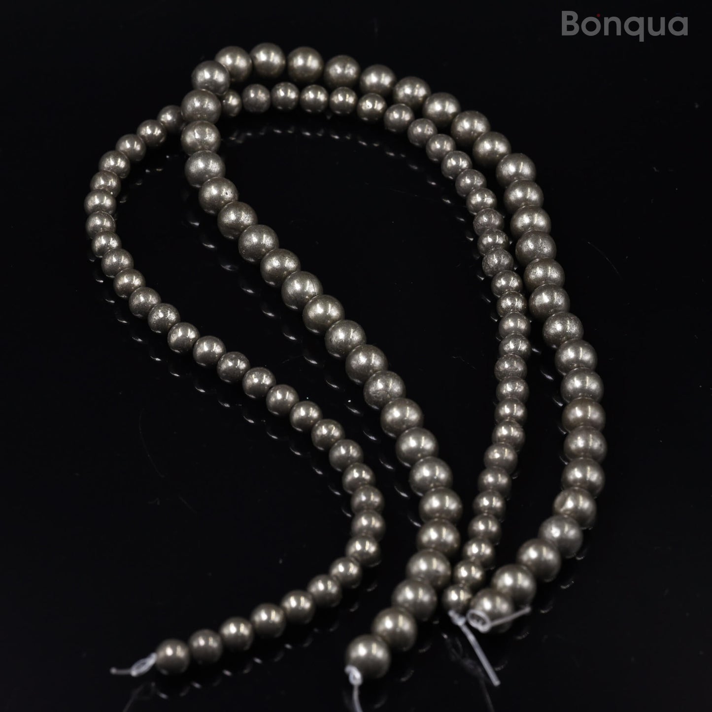 Perles Pyrite AA- Ronde