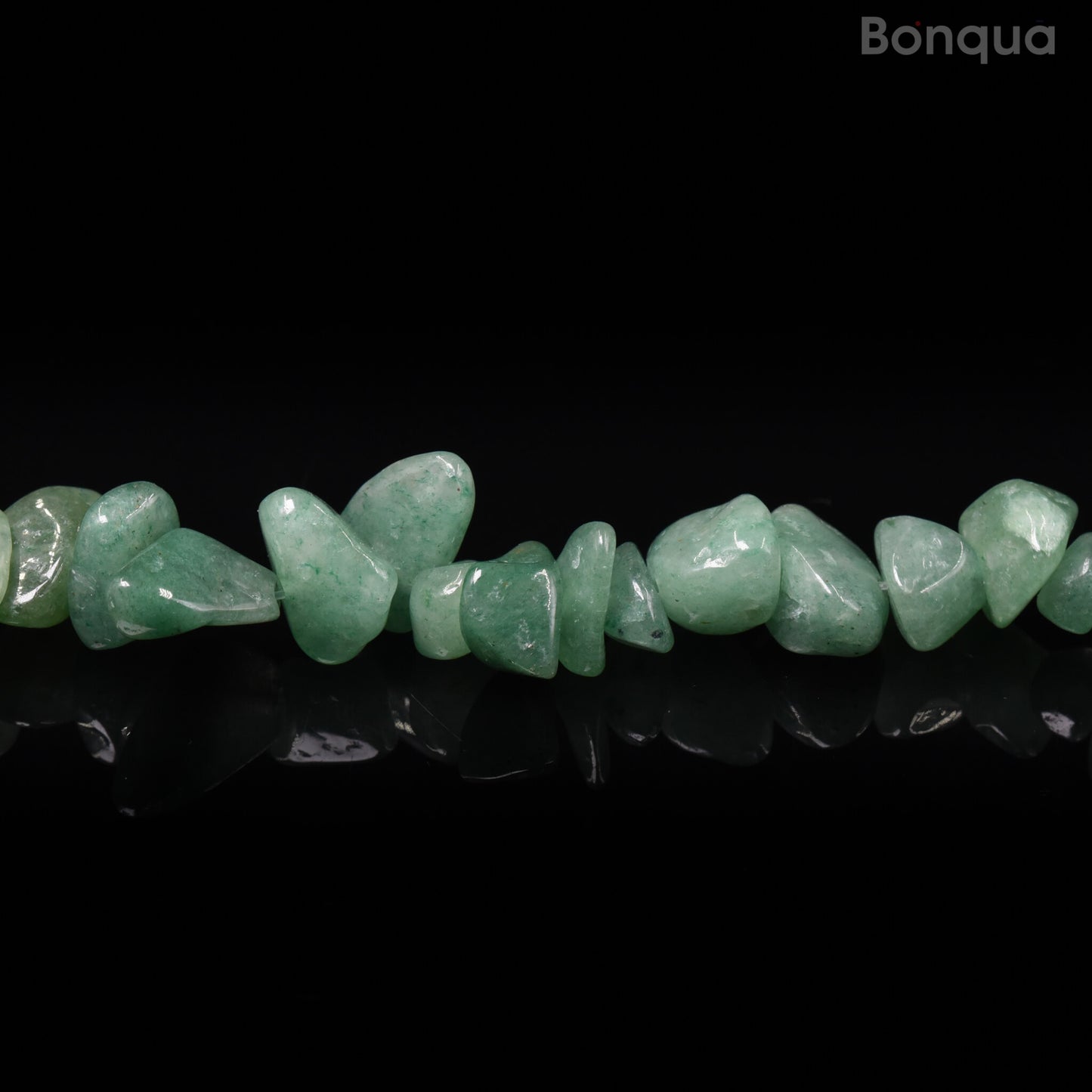 Fil de Chips Baroque en Aventurine verte