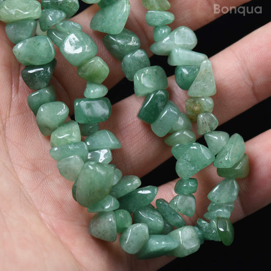 Fil de Chips Baroque en Aventurine verte