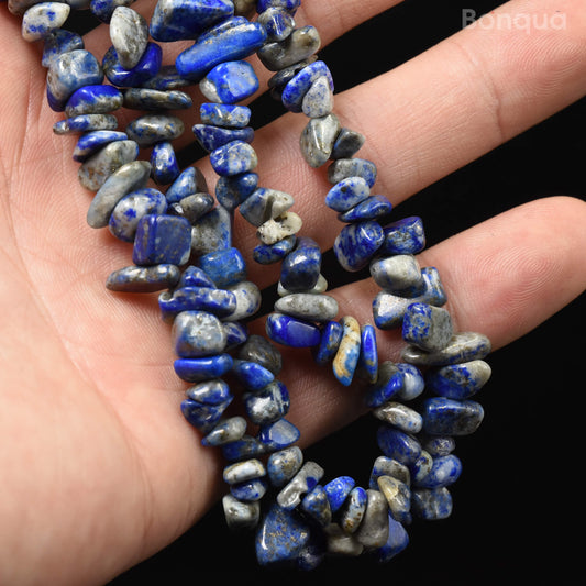 Fil de Chips Baroque en Lapis Lazuli
