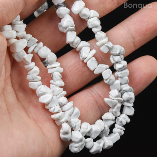 Fil de Chips Baroque en Howlite