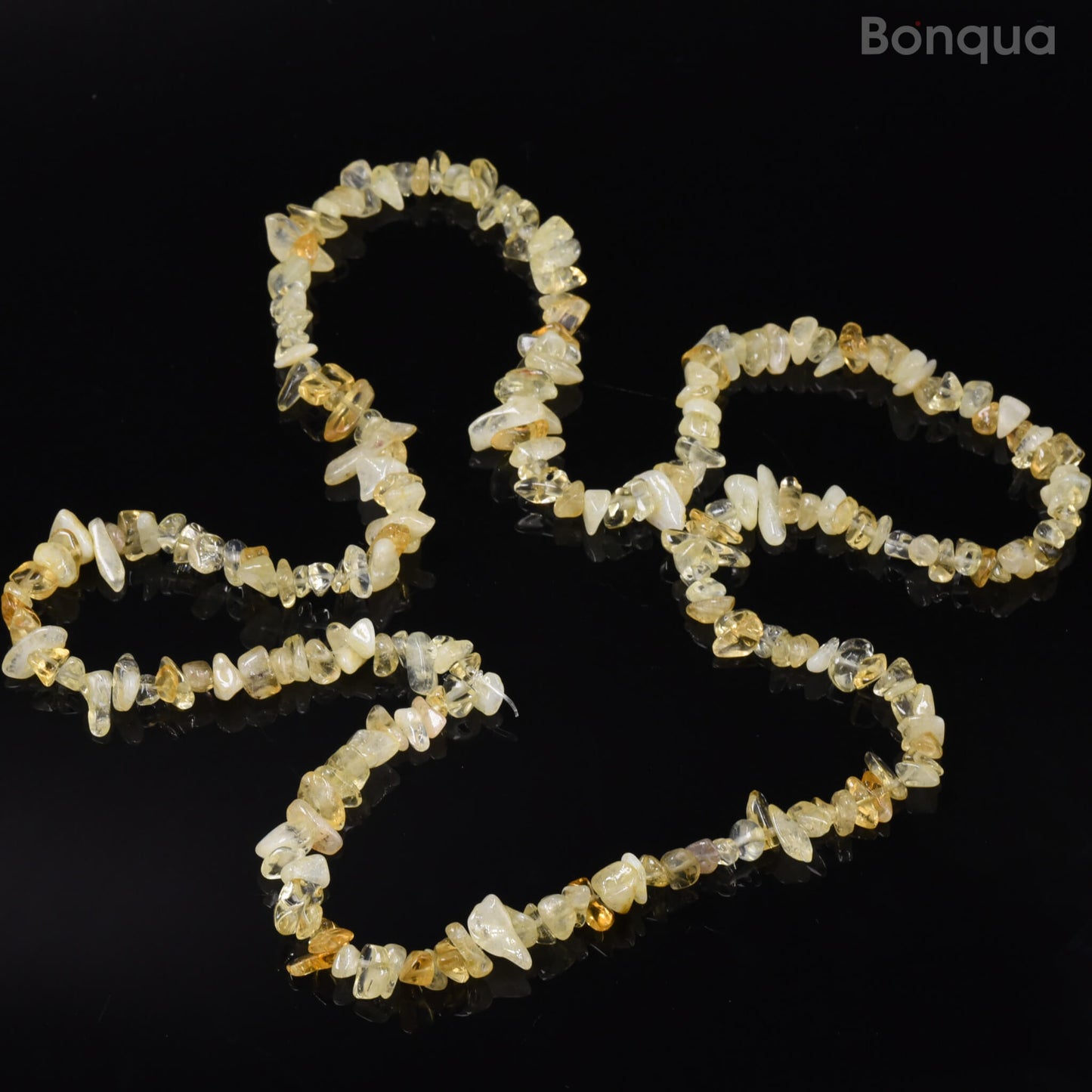 Fil de Chips Baroque en Citrine