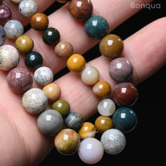 Ocean Jasper Beads AA- Ronde