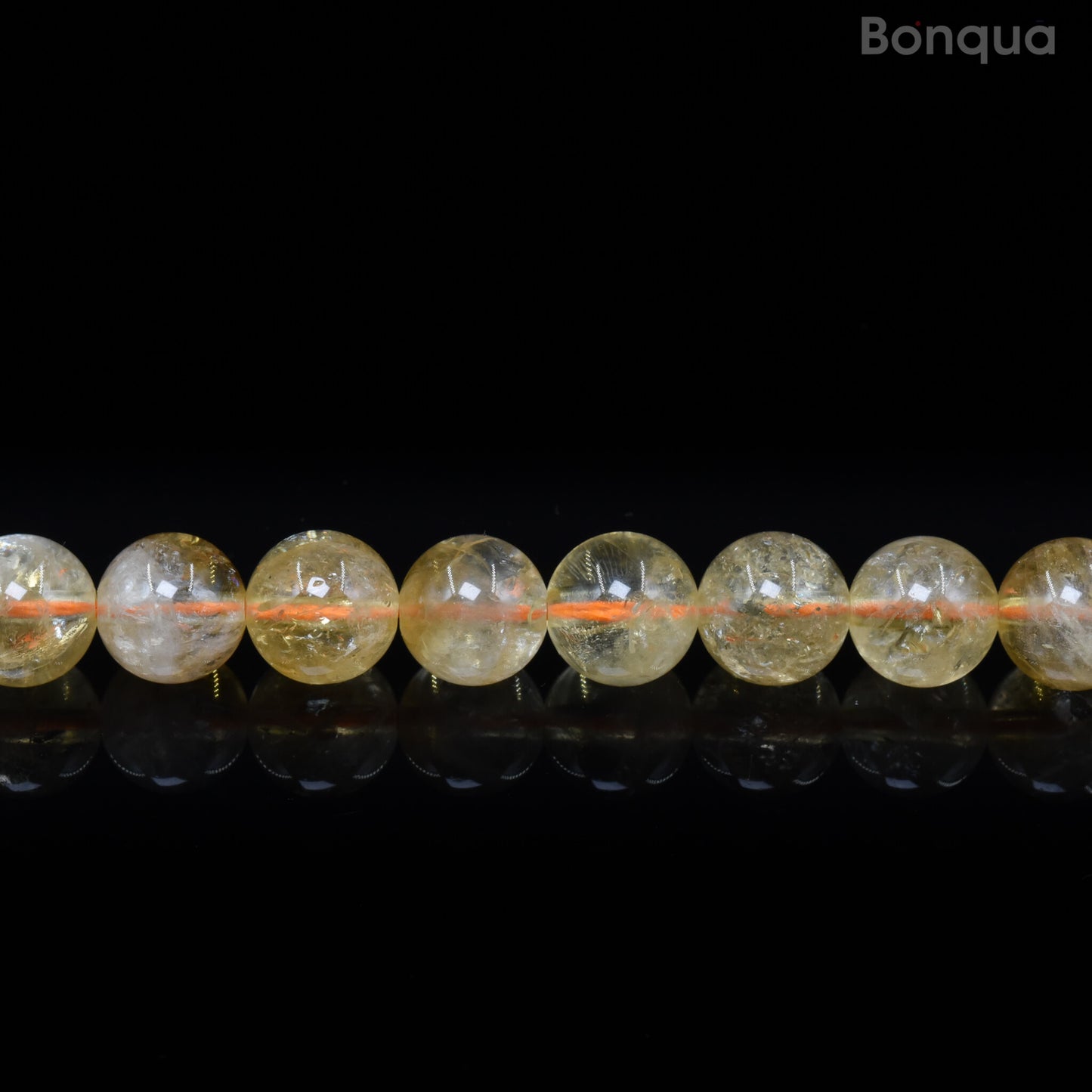Citrine Beads AA- Ronde