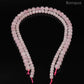 Perles Rose quartz AA- Ronde