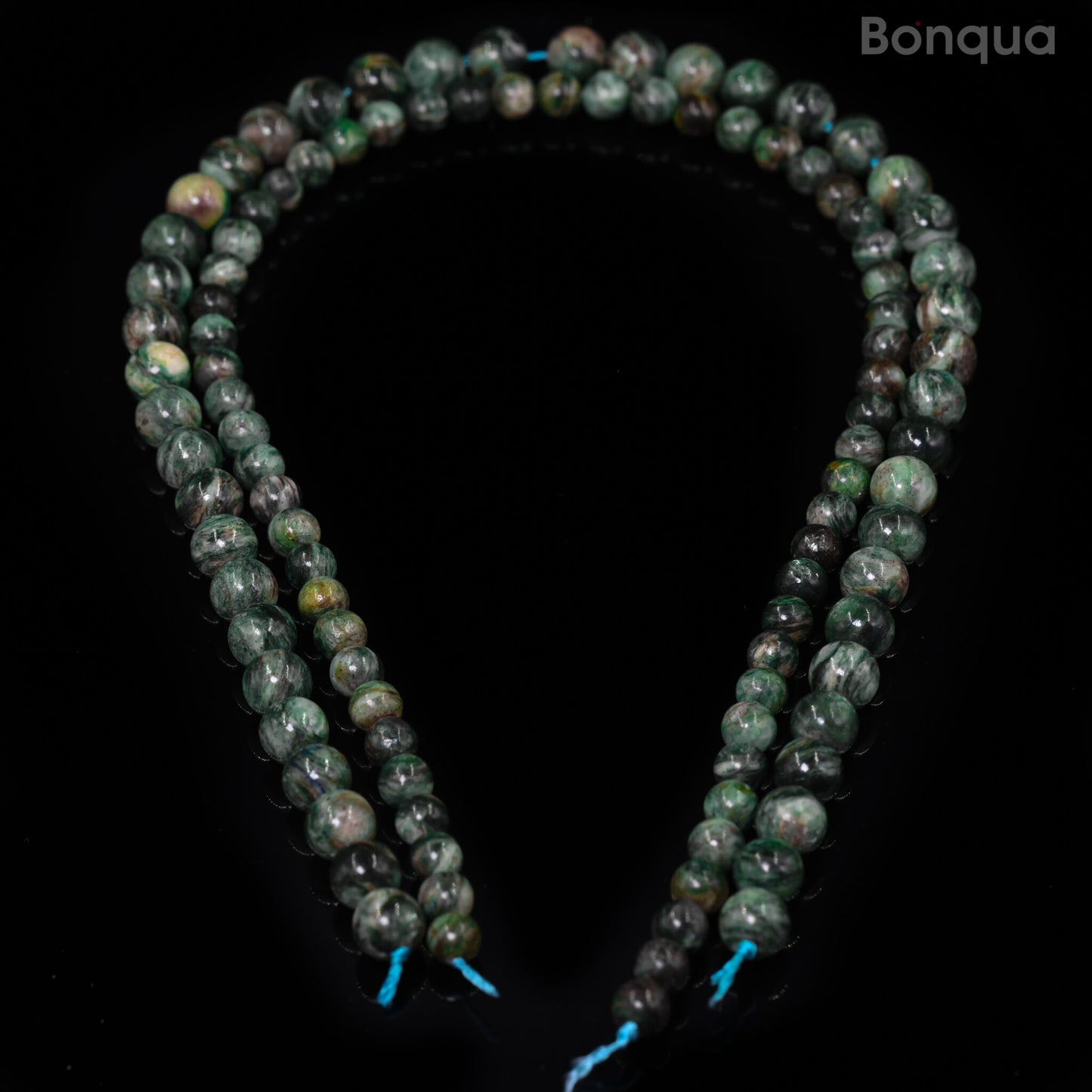 Perles Seraphinite  AA- Ronde