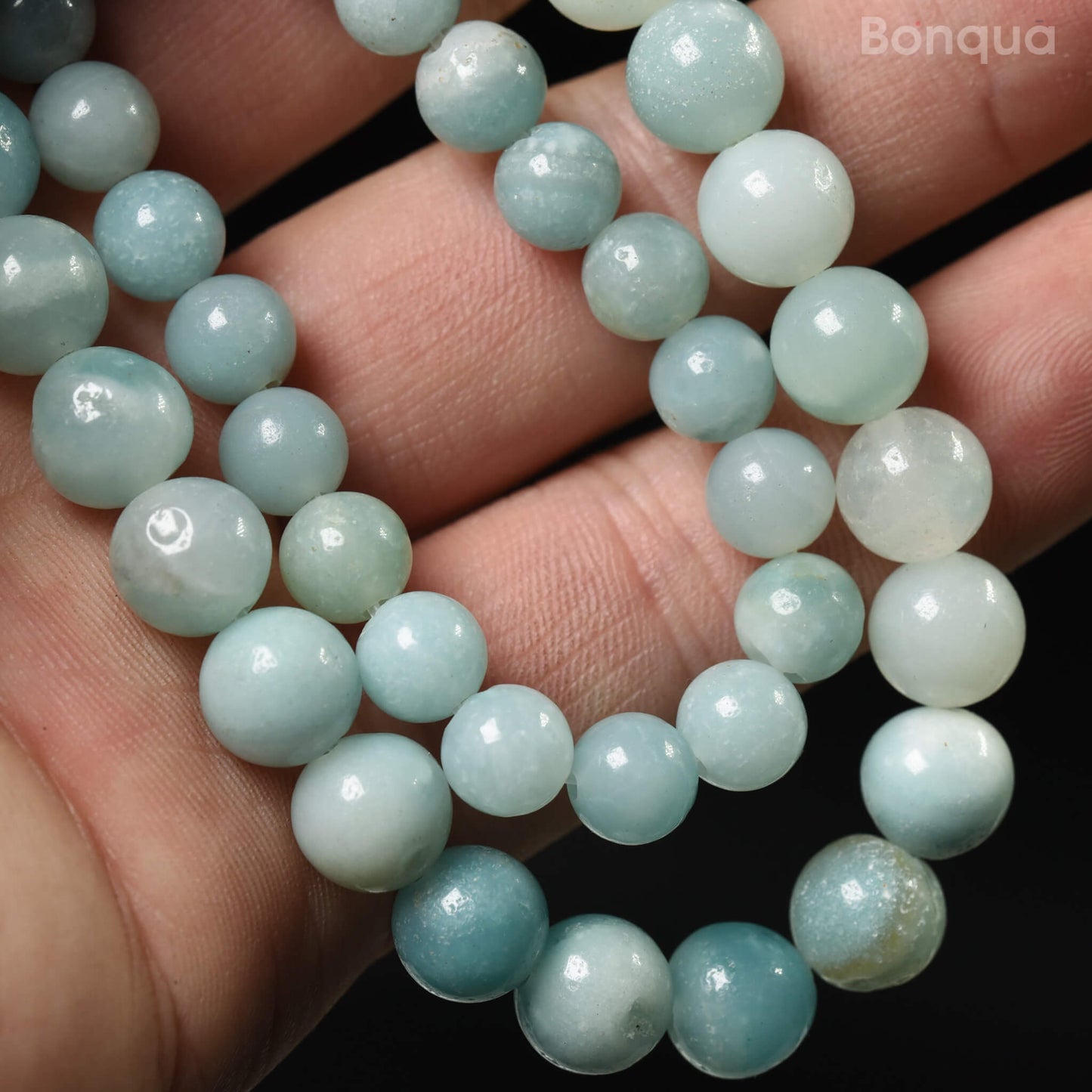 Perles Amazonite  AAA- Ronde