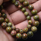 Perles Unakite AA- Ronde