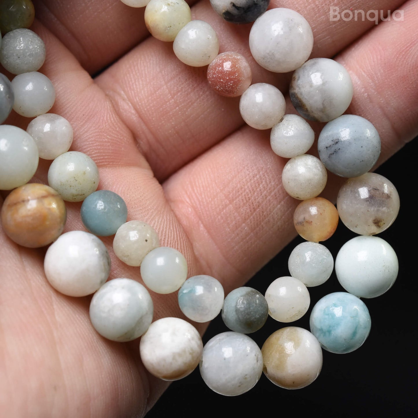 Perles Amazonite  AA-Ronde