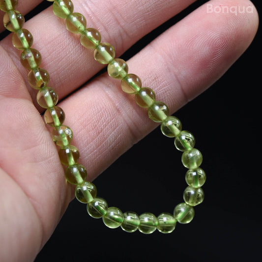 Perles Prehnite AA- Ronde