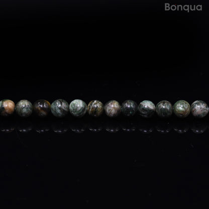 Perles Seraphinite  AA- Ronde