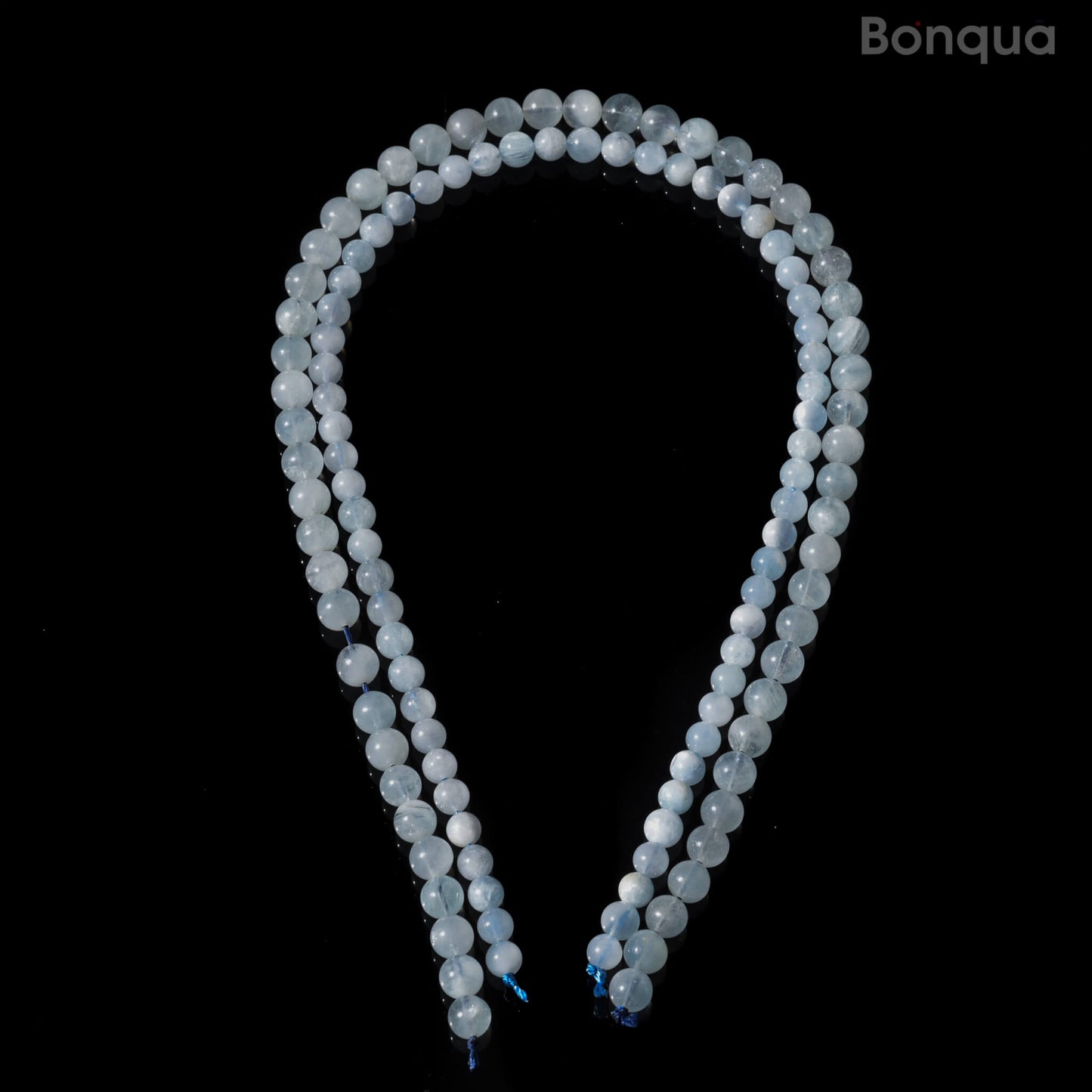 Perles Aigue marine AA- Ronde