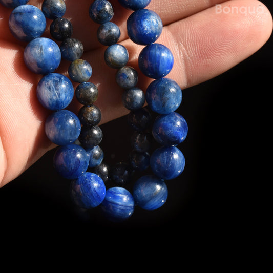 Perles Kyanite AAA- Ronde