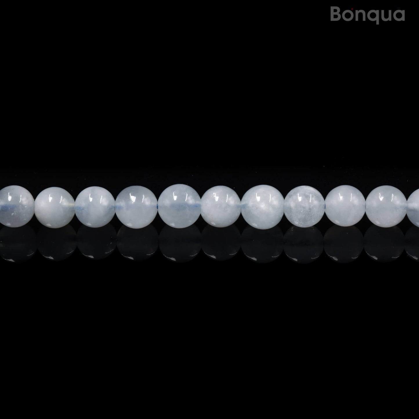 Perles Aigue marine AA- Ronde