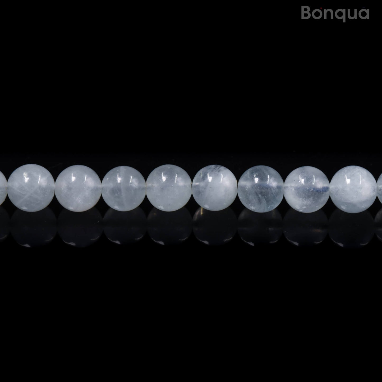 Perles Aigue marine AA- Ronde