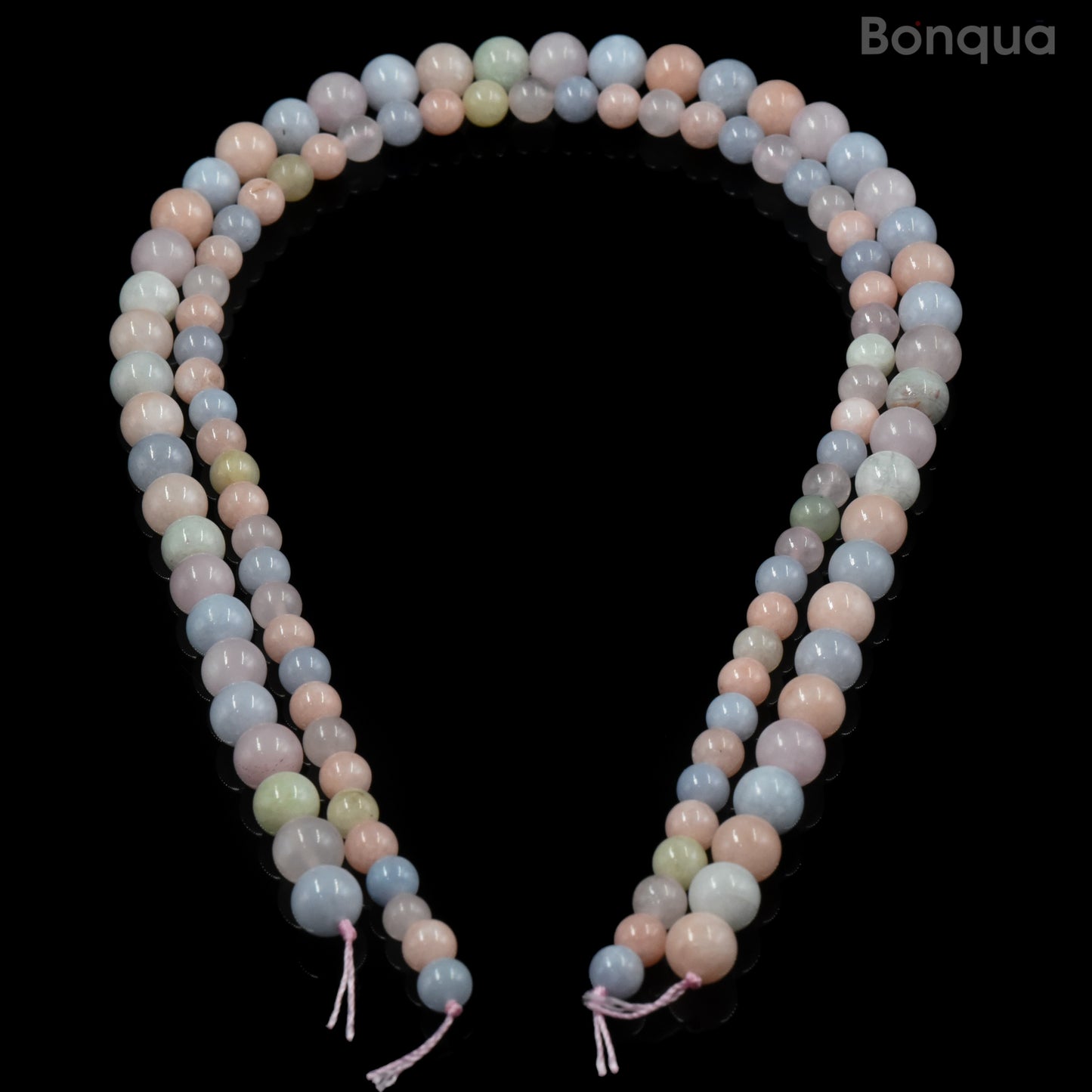 Perles Morganite AA- Ronde