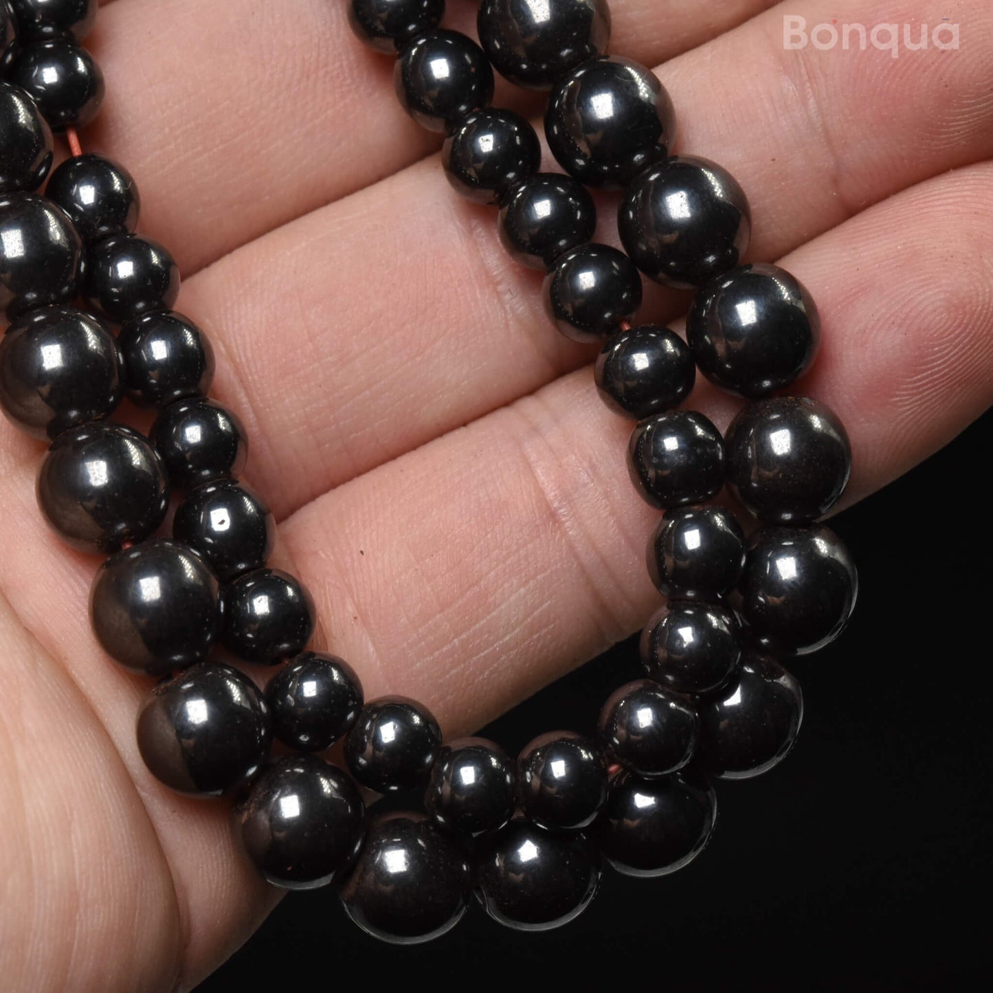 Perles Hematite AA- Ronde