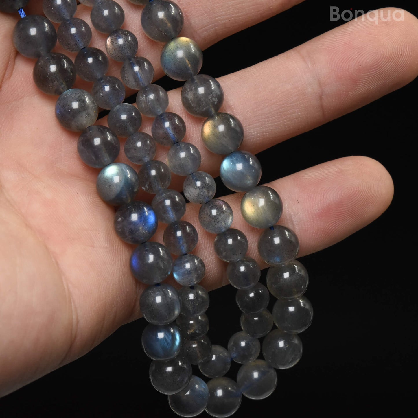 Perles Labradorite AA- Ronde
