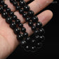 Perles Graphite AAA- Ronde