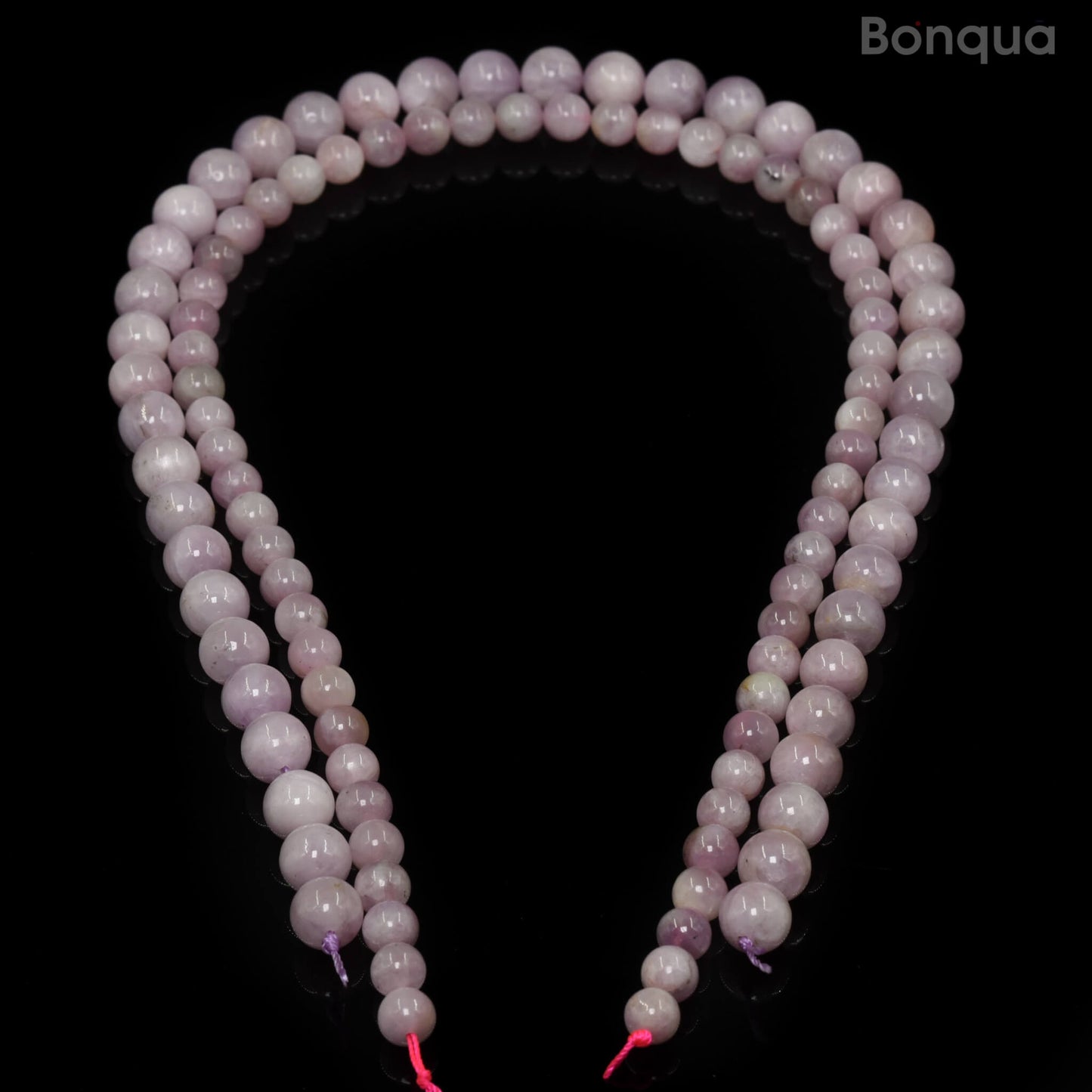 Perles Kunzite  AA-Ronde