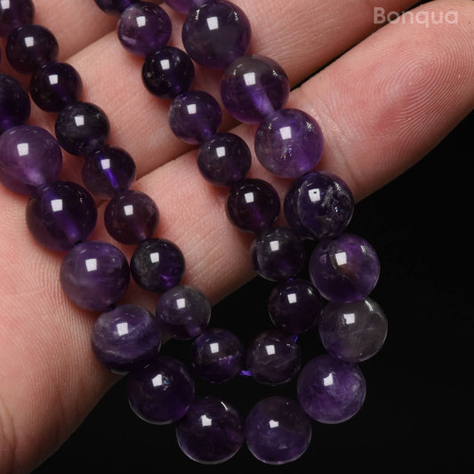 Perles Amethyste  AA- Ronde