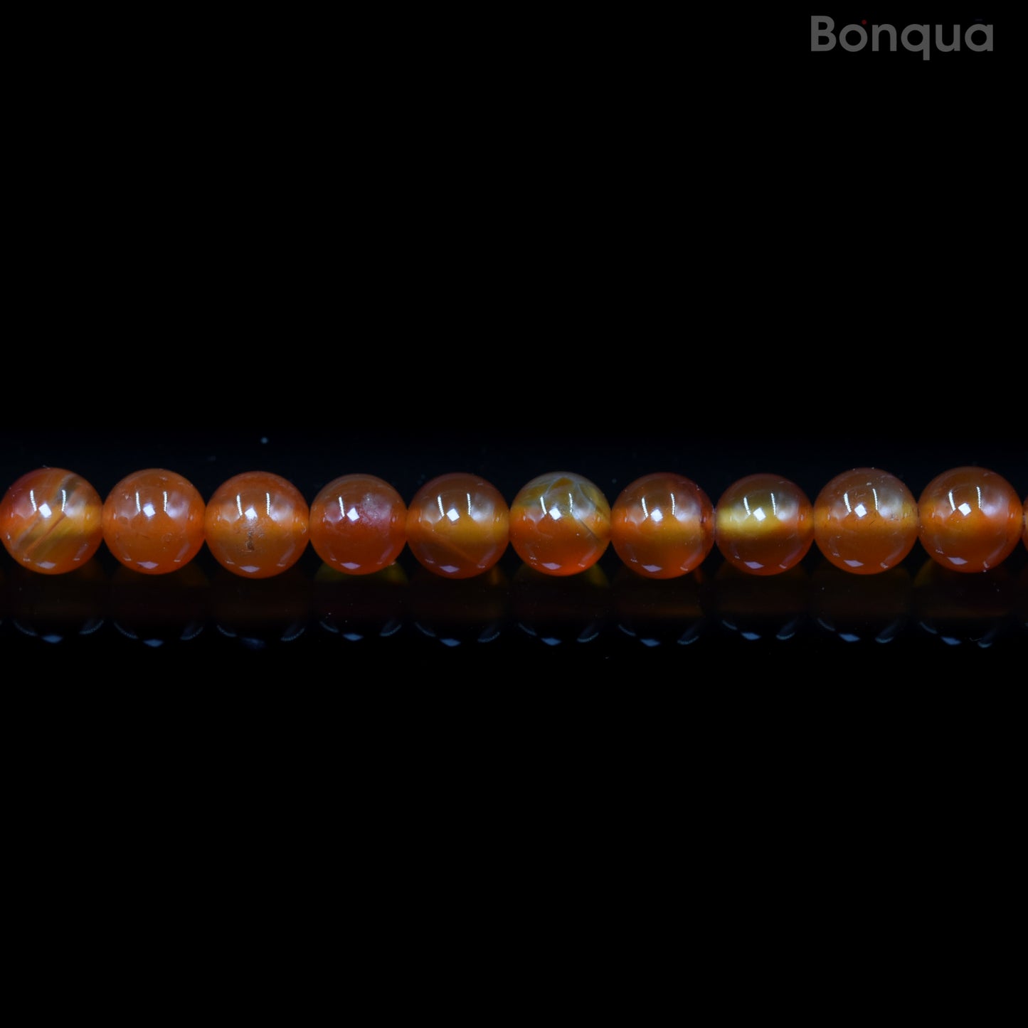 Perles Cornaline AA- Ronde