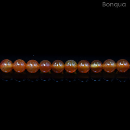 Perles Cornaline AA- Ronde