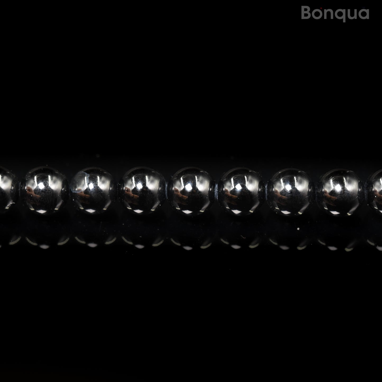 Perles Onyx AAA- Ronde