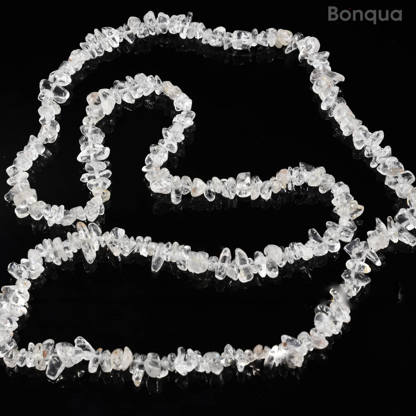 Fil de Chips Baroque en Cristal de Roche
