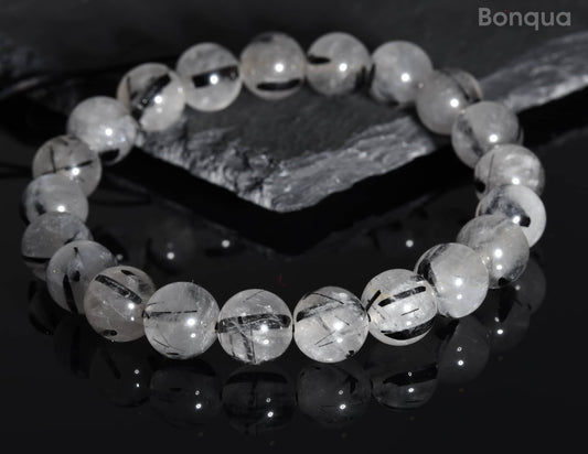 Bracelets  Quartz Tourmaline AA- Ronde