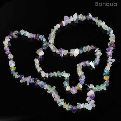 Fil de Chips Baroque en Fluorite