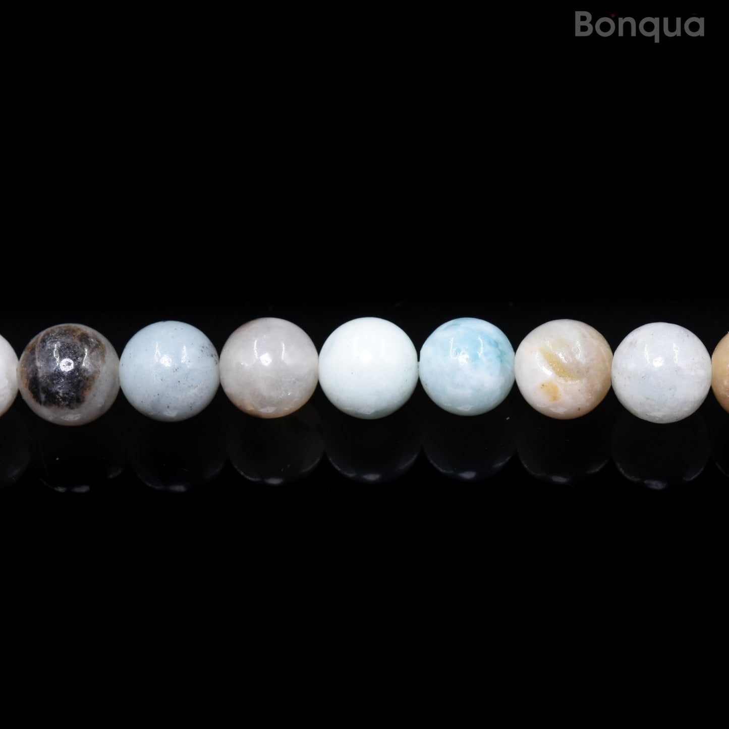 Perles Amazonite  AA-Ronde